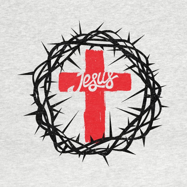 Crown of thorns, Jesus cross by vita5511tees